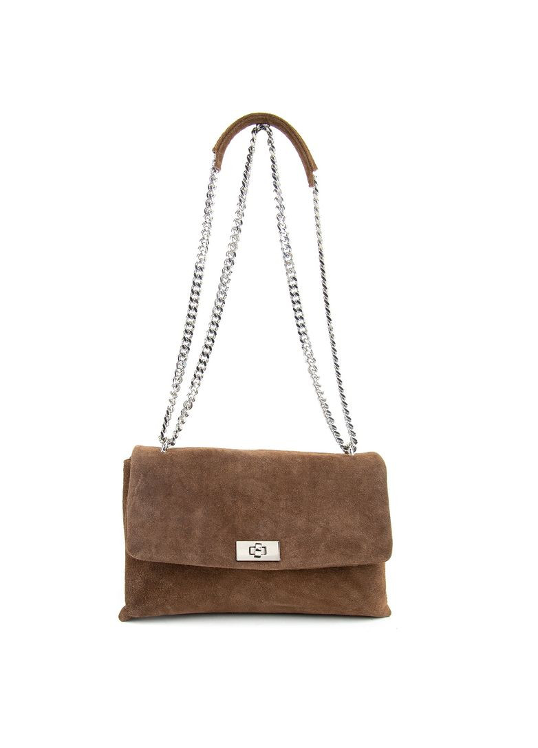 Сумка кросбоді жіноча замшева на ланцюжку Italy RoyalBag F-IT-8545 (311620038)