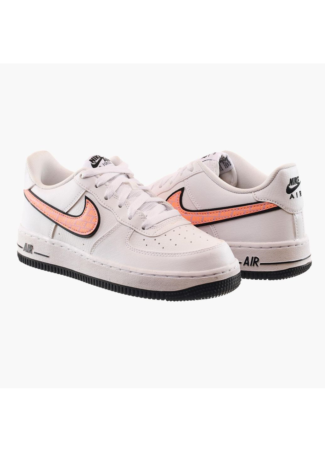 Кроссовки женские Air Force 1 Gs (DZ6307-100) Nike белые демисезоны (369775009)