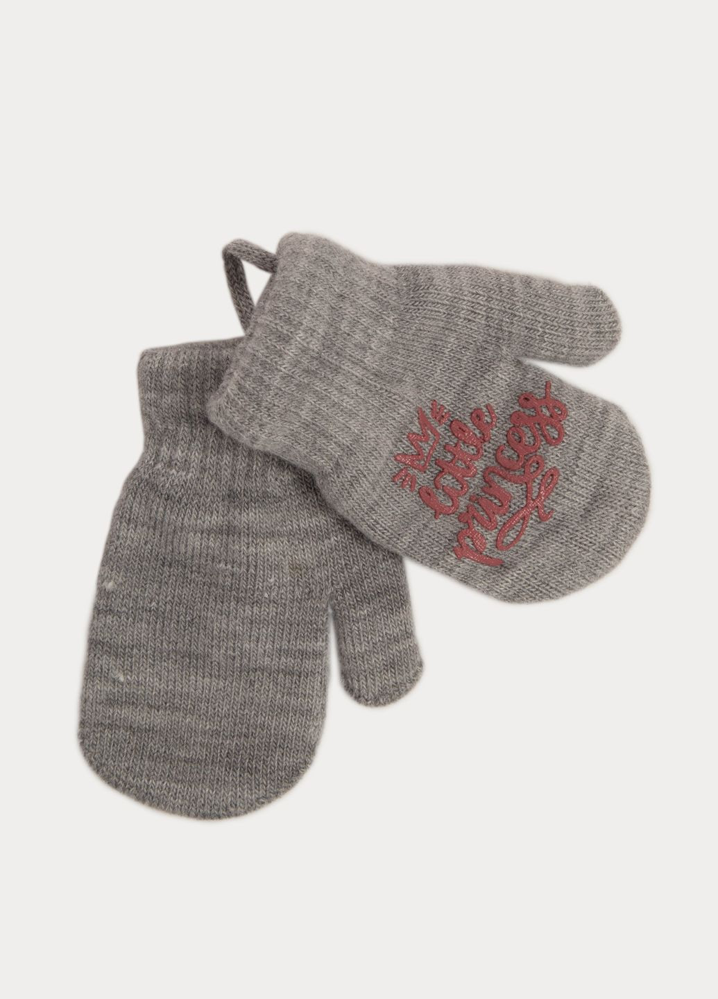 Перчатки для девочки цвет серый ЦБ-00230725 YO! (297136182)
