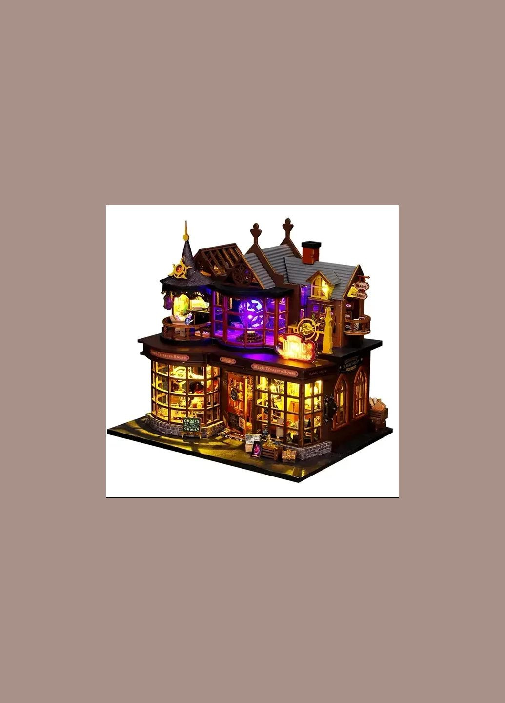 Румбокс Ляльковий 3D будиночок Чарівний будинок зі скарбами Hobby (341325321)