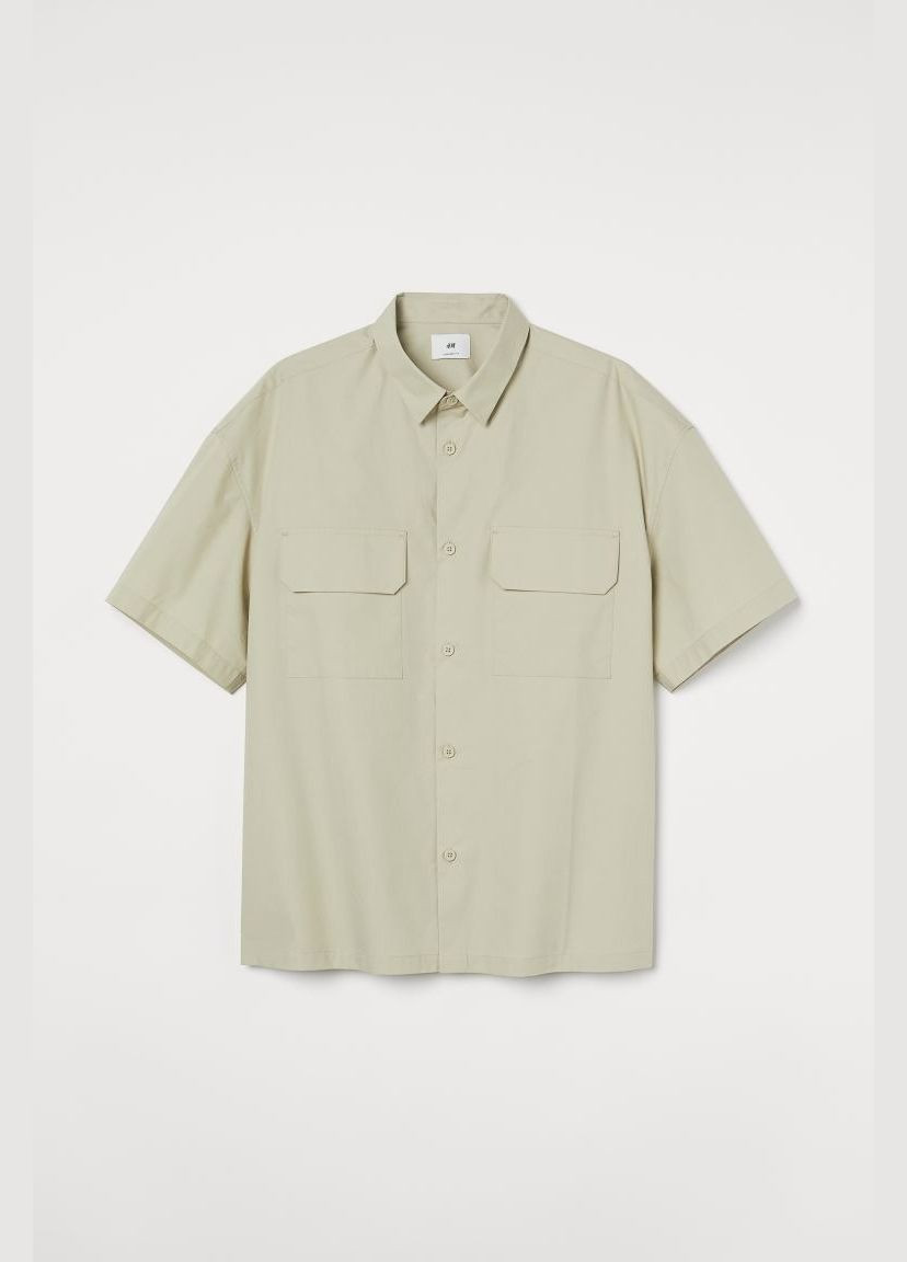 Светло-бежевая рубашка H&M