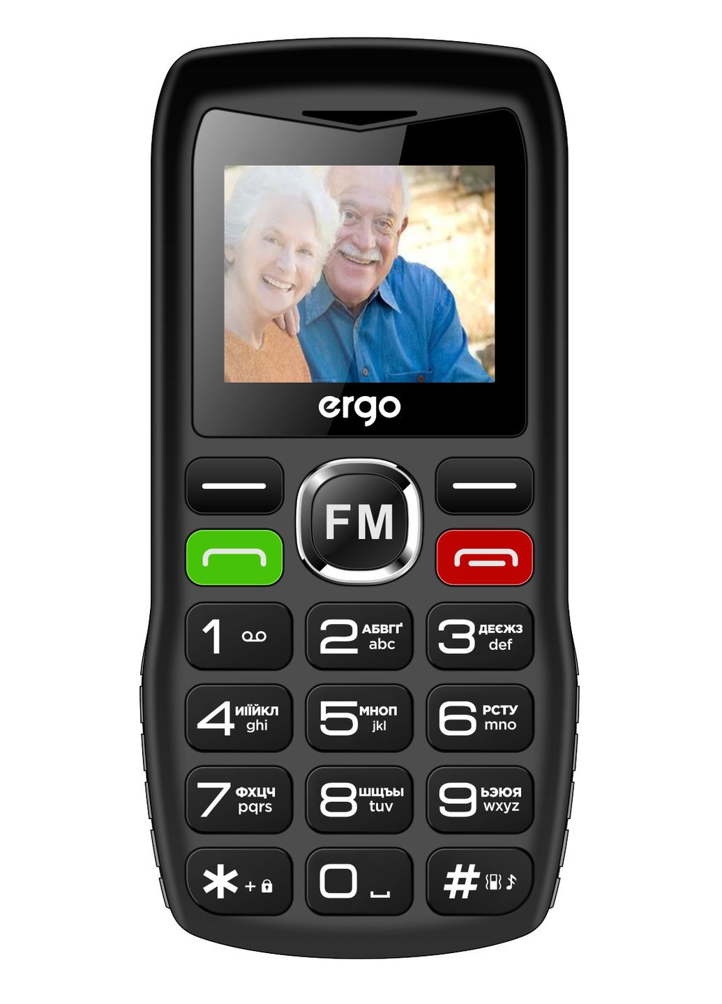 Мобільний телефон R182 Dual Sim Black (7137268) Ergo (370622123)