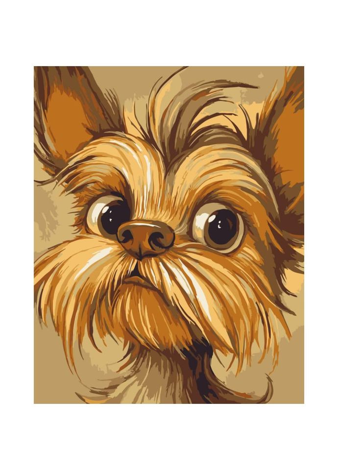 Картина за номерами "Йоркширський тер'єр" 11720-AC No Brand (362570567)