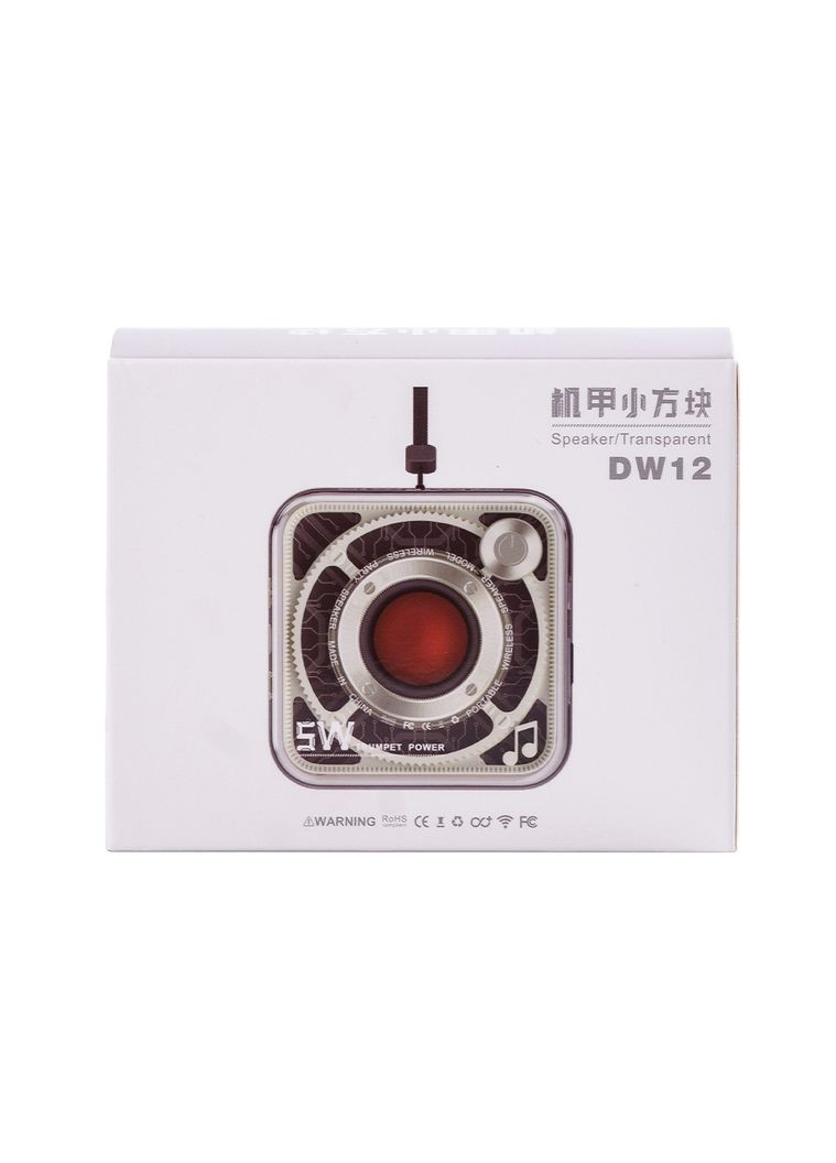 Портативна міні-колонка 5W BT/TF/USB/AUX 5 Вт, рожева Smart X DW12P Smartx (360977578)