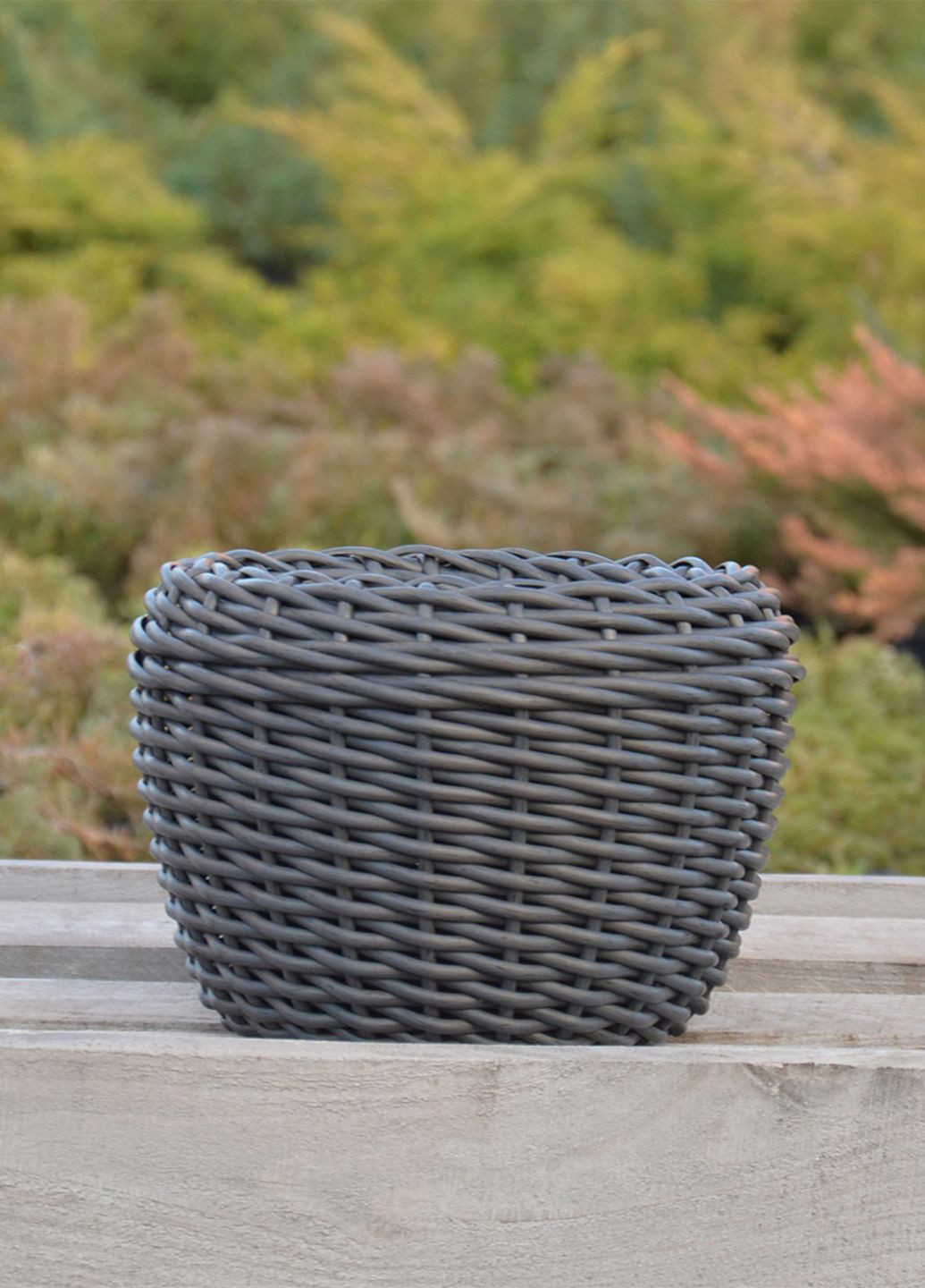 Кашпо 5 літрів (горщик для квітів та рослин),Вазон із штучного ротангу ручної роботи. Handmade (329193744)