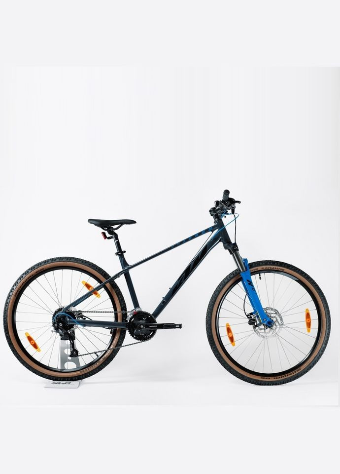 Велосипед CHICAGO 271 27.5" рама S/38 сірий (чорно/синій) 2022/2023 (22811108) KTM (315031632)