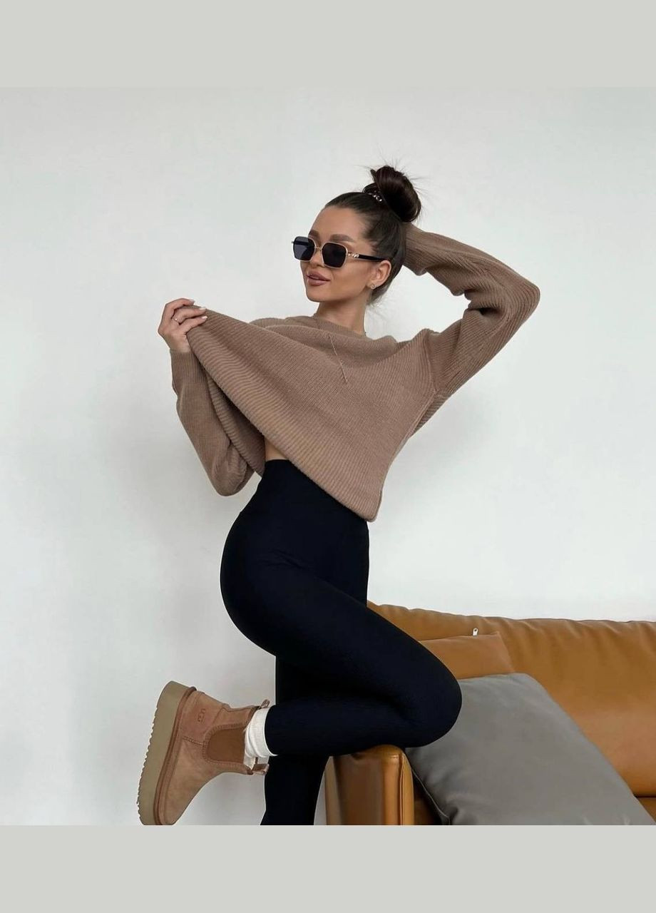 Лосины Теплые базовые на флисе ❄️❄️❄️ No Brand (315745535)