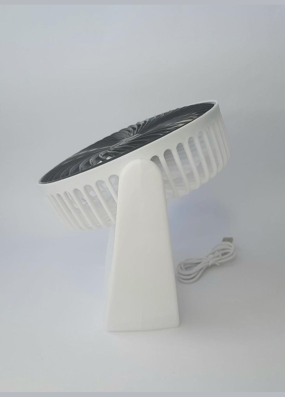 Настольный вентилятор портативный Fan от USB TR-77 белый No Brand (328926037)