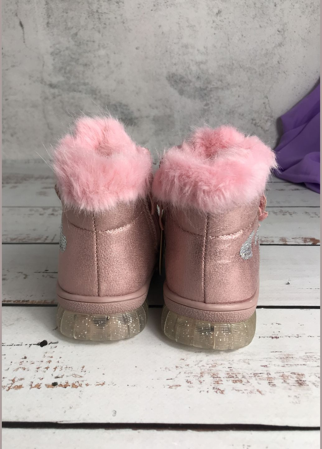 Черевики дитячі зимові на дівчинку Рожевий (477) Clibee (354822870)