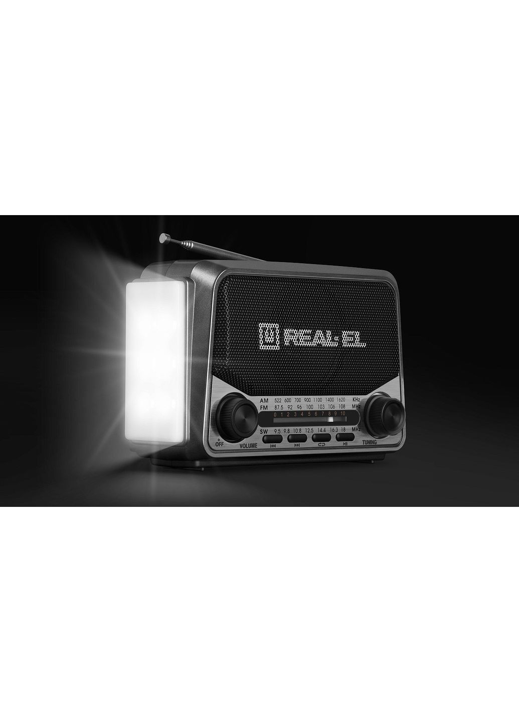 Радиоприемник X-525 Grey Real-El (332974727)