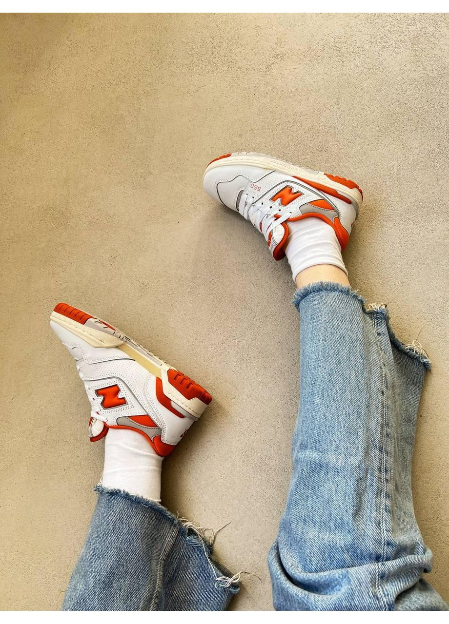 Білі Осінні кросівки чоловічі new balance 550 syracuse нью беланс 550 No Brand