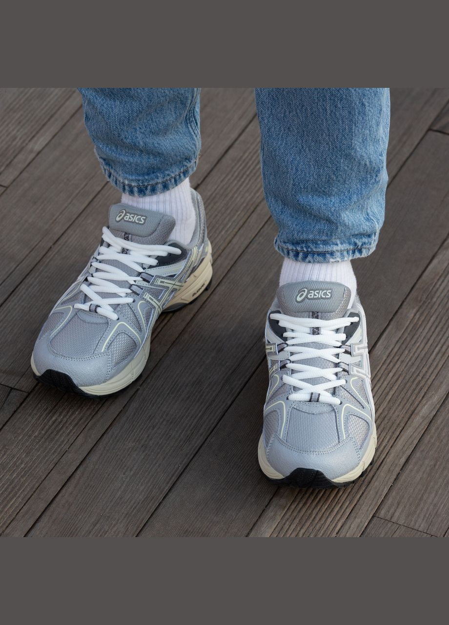 Сірі всесезонні кросівки gel-kahana 8 grey beige No Brand