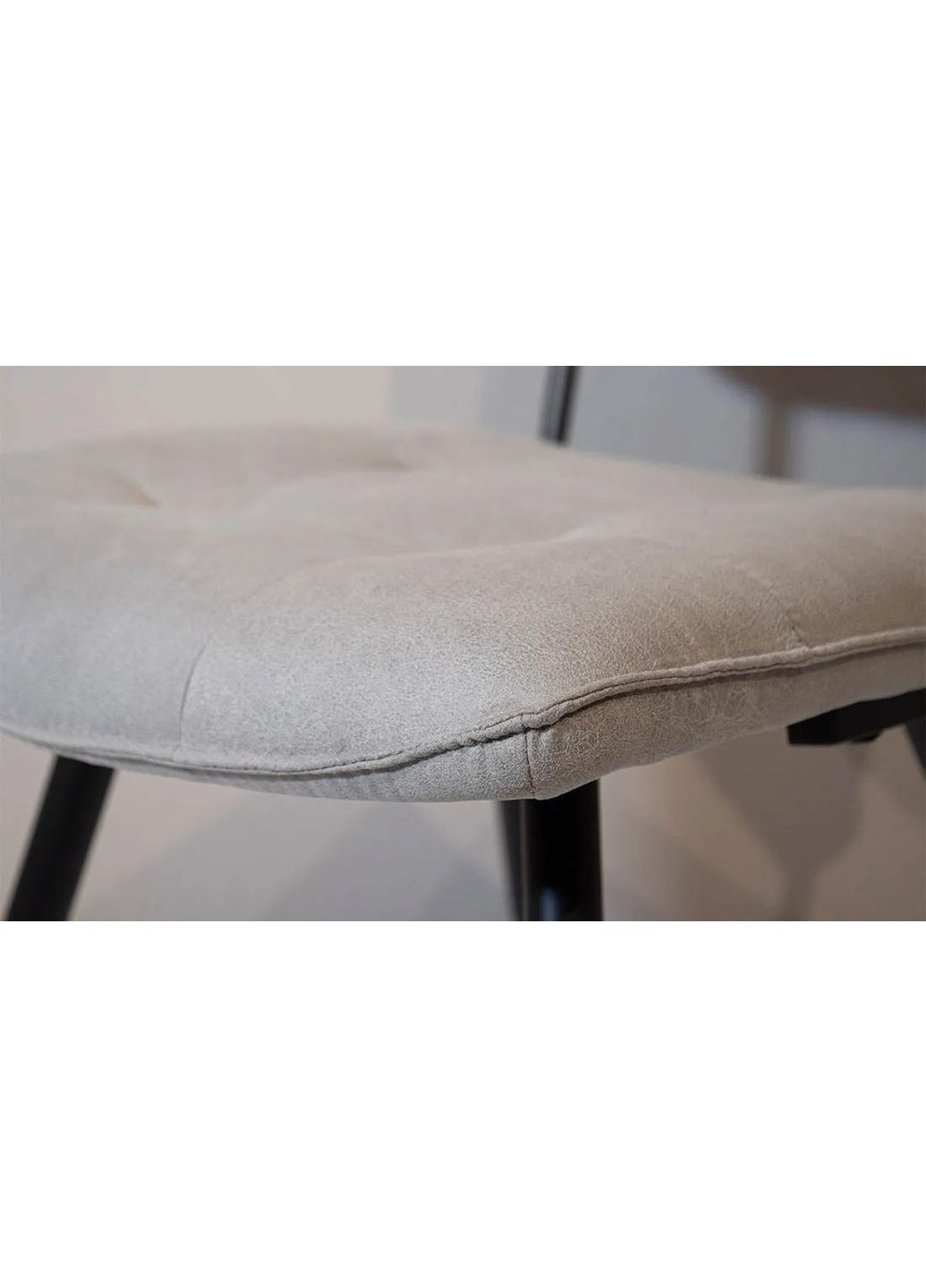 Стілець Монтана метал сидіння тканина 460x615x880 світло-сірий Prestol (372178823)