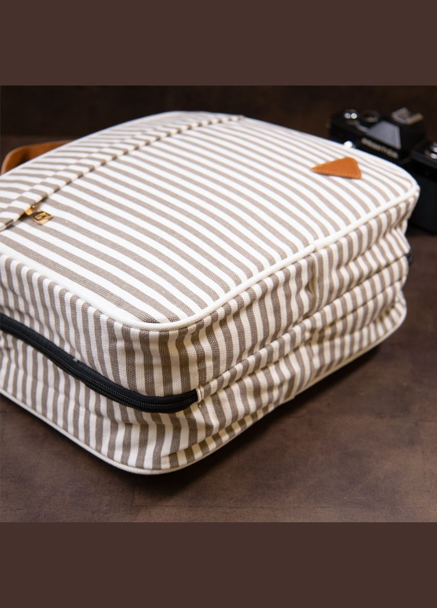 Сумка через плечо женская органайзер для путешествий текстильная 20650 Белая Vintage (302008218)