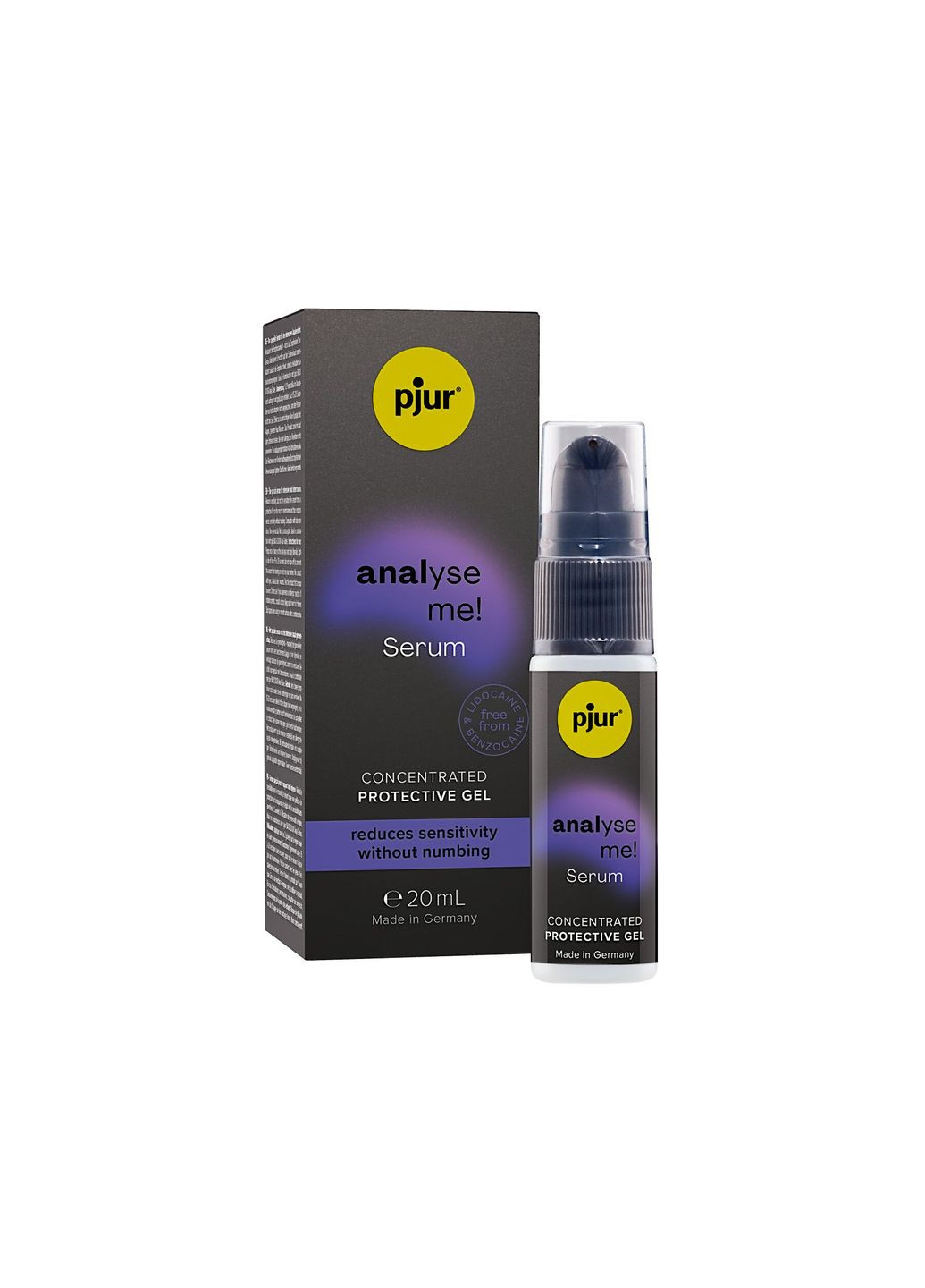 Розслаблювальний анальний гель analyse me! Serum 20 мл, створює плівку, концентрований Pjur (335388383)