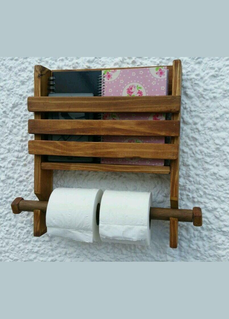 Держатель для туалетной бумаги из дерева Магнезия капучино (ДТБ-001209) No Brand (328090985)