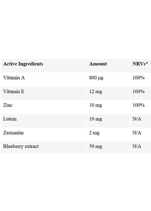 VISIOVIT Lutein+Blueberry+Extract+Zeaxanthin+AE+Zn 30 Caps Swiss Energy (362497245)
