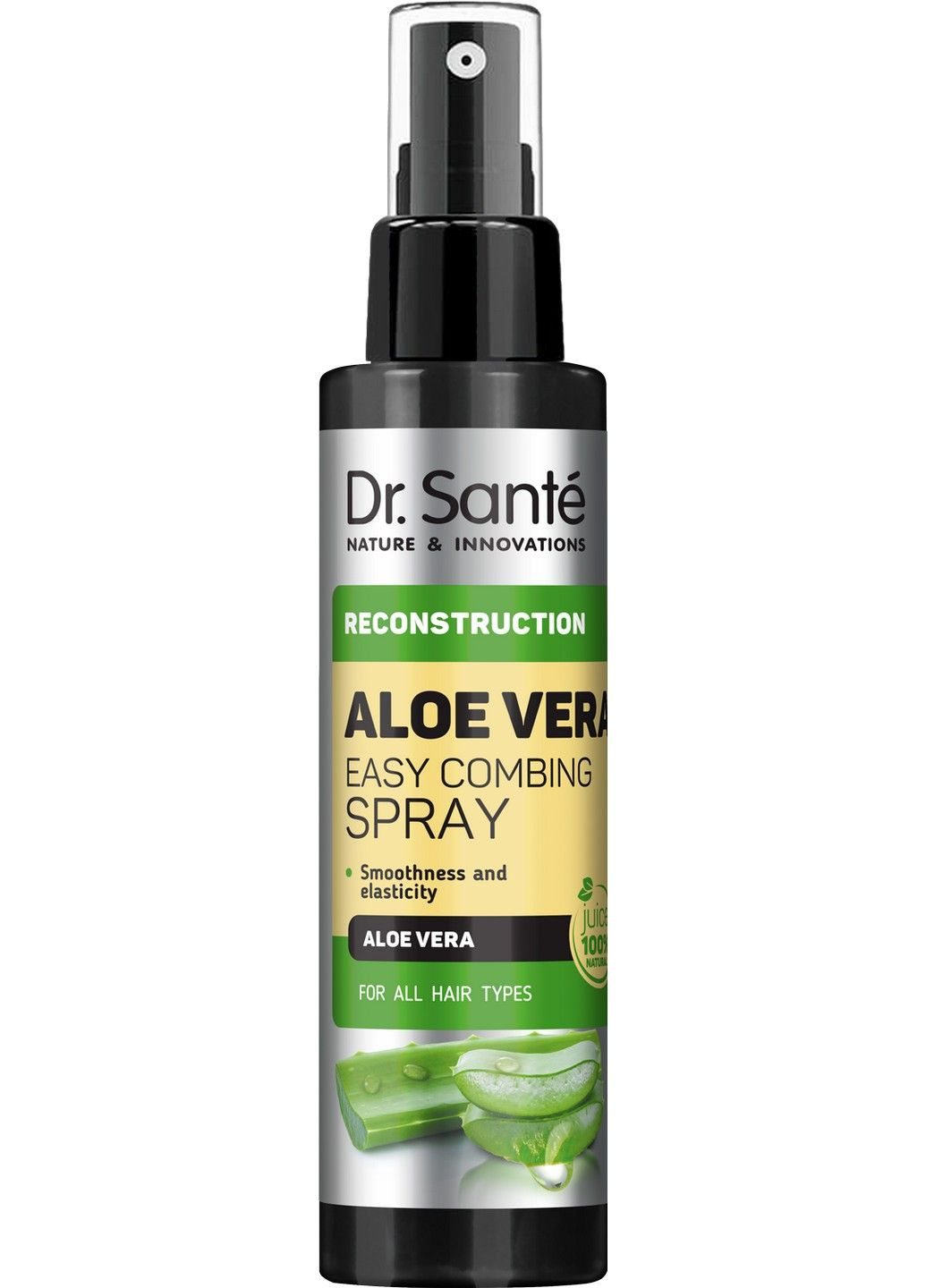 Спрей "Легке розчісування" для всіх типів волосся Aloe Vera 150 мл Dr. Sante (283017582)