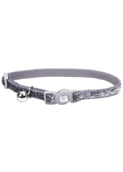 Безопасный ошейник для котов Fashion Safe Cat 1x30см серебро (76484672354) Coastal (332878736)