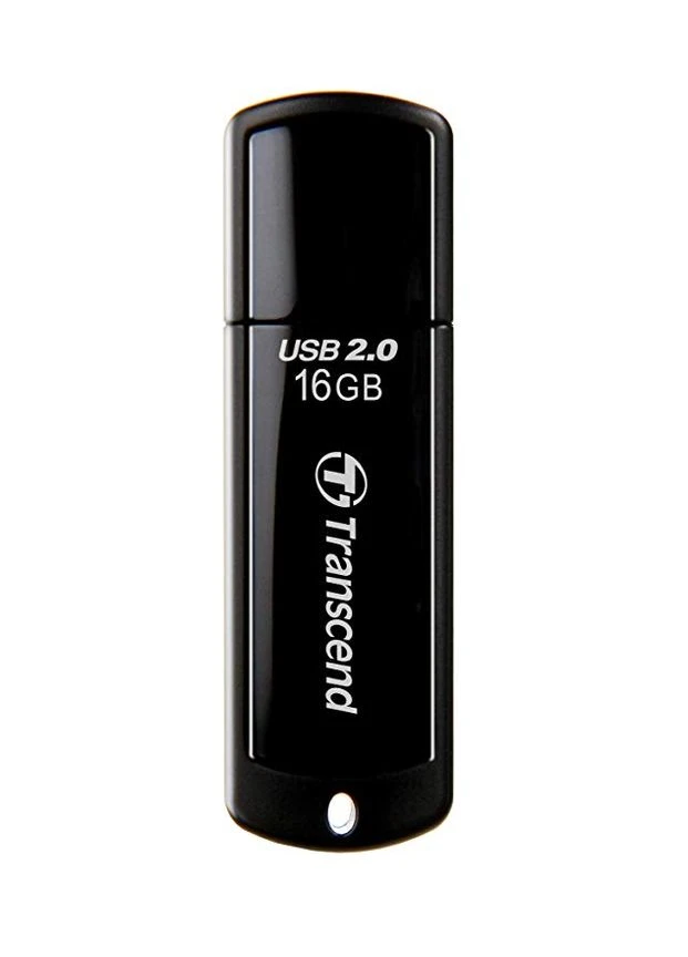 Флэш-накопитель USB 2.0 JetФлэш-накопитель 350 16Gb Black (TS16GJF350) Transcend (357475015)