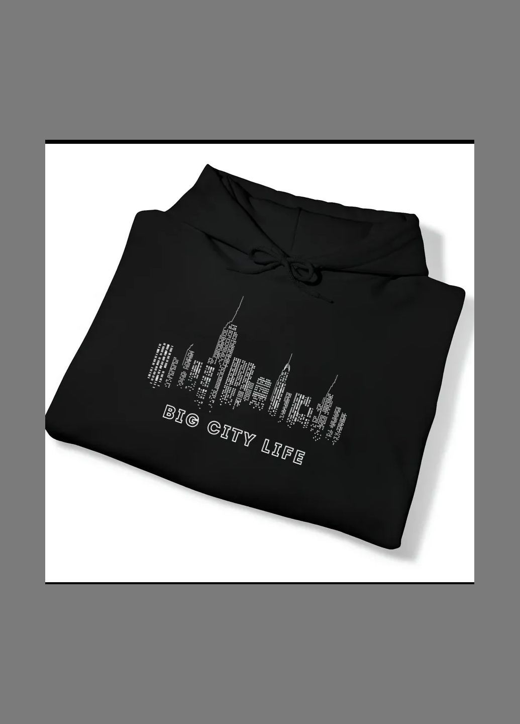 Термоналіпка "Big city life" білого кольору (5491) No Brand (335812090)