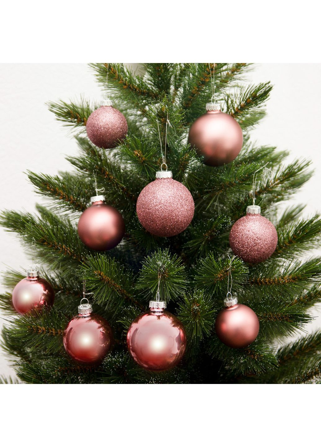 Ялинкові скляні кульки House of Seasons комплект 42 шт. ProDobro (367264291)