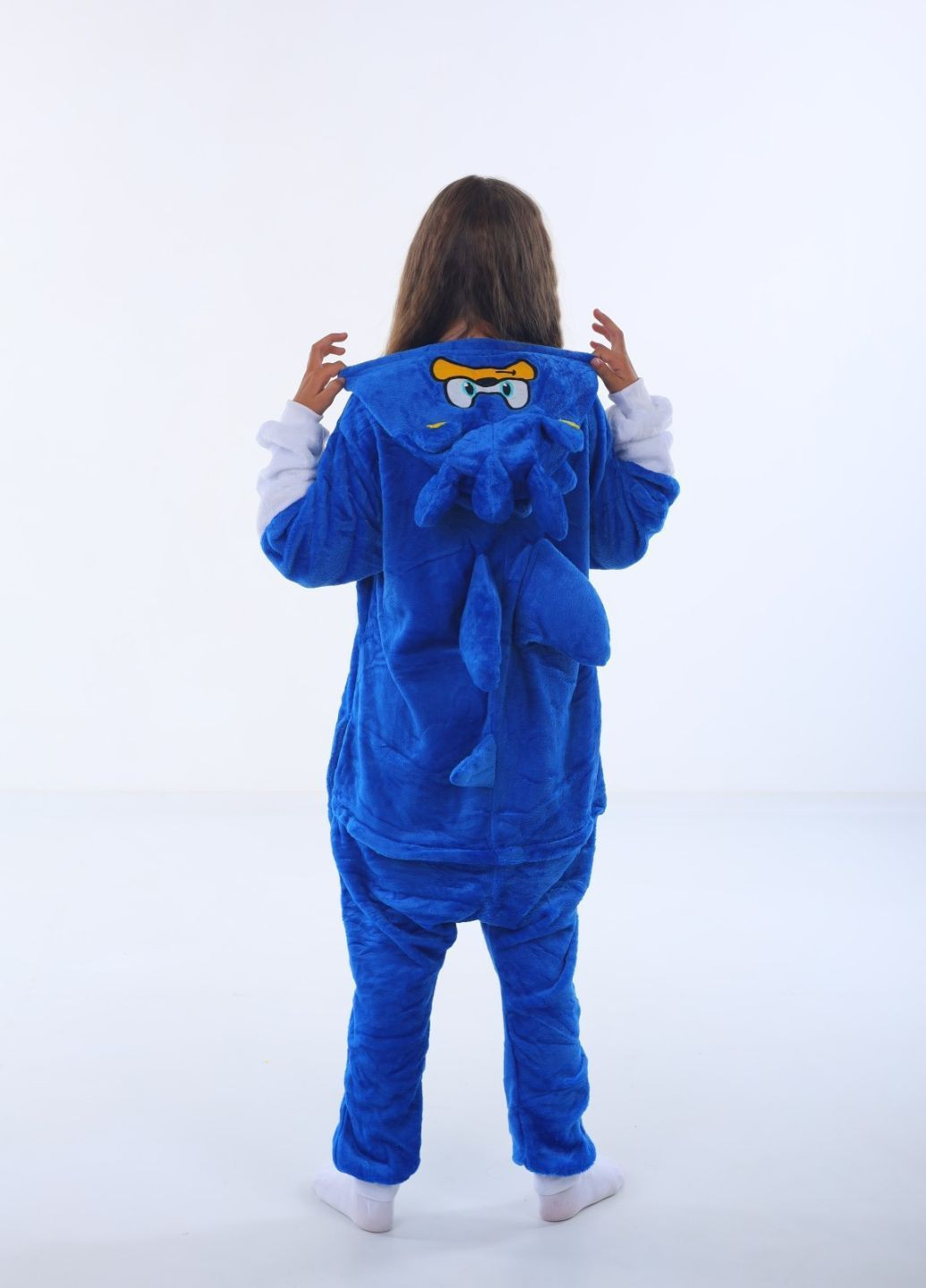 Кигуруми Соник на молнии с капюшоном и карманами для девочек My Kigu (365590921)