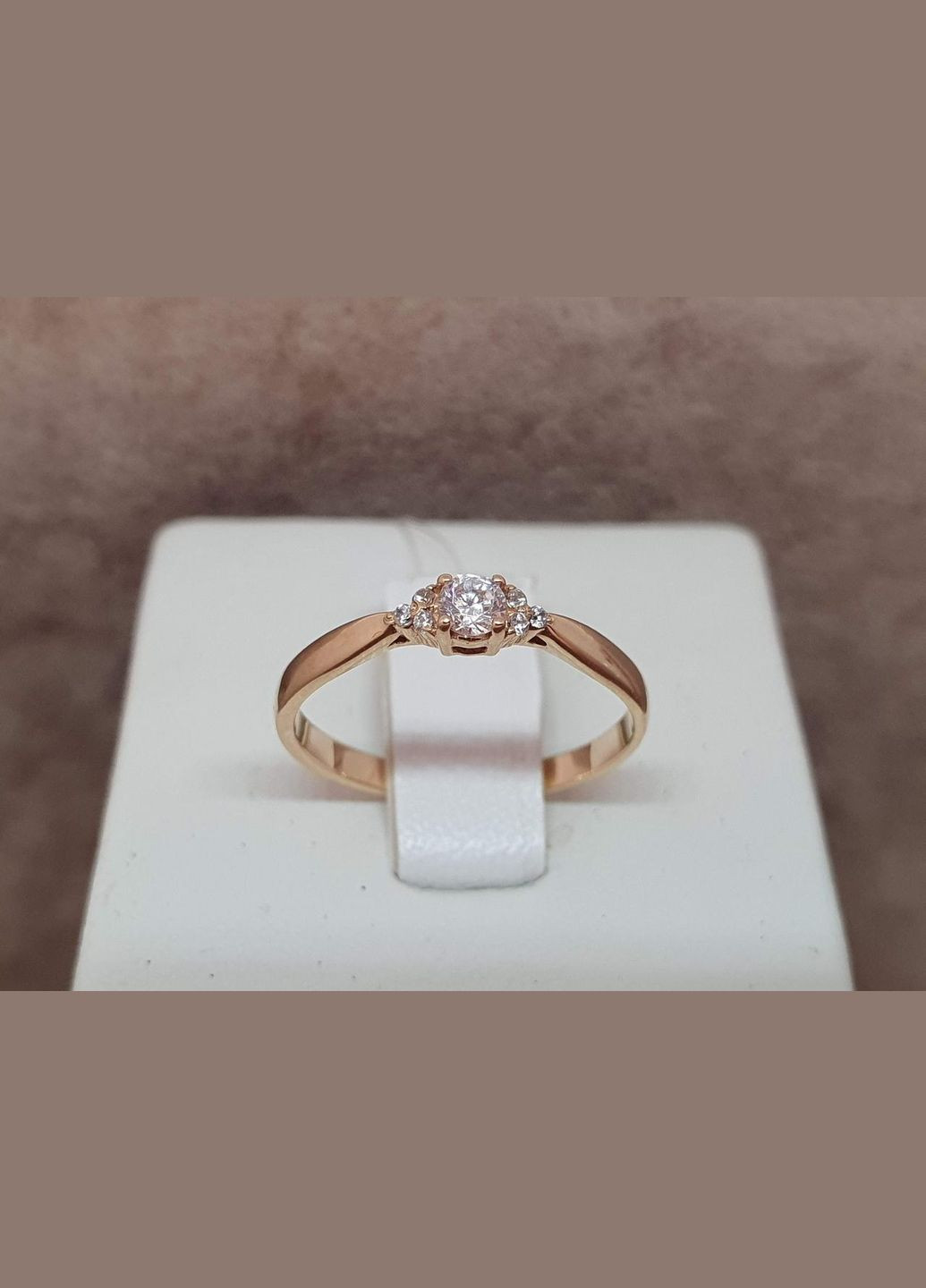 Золотое кольцо с фианитами. К01005КР Qvaliz (329849381)