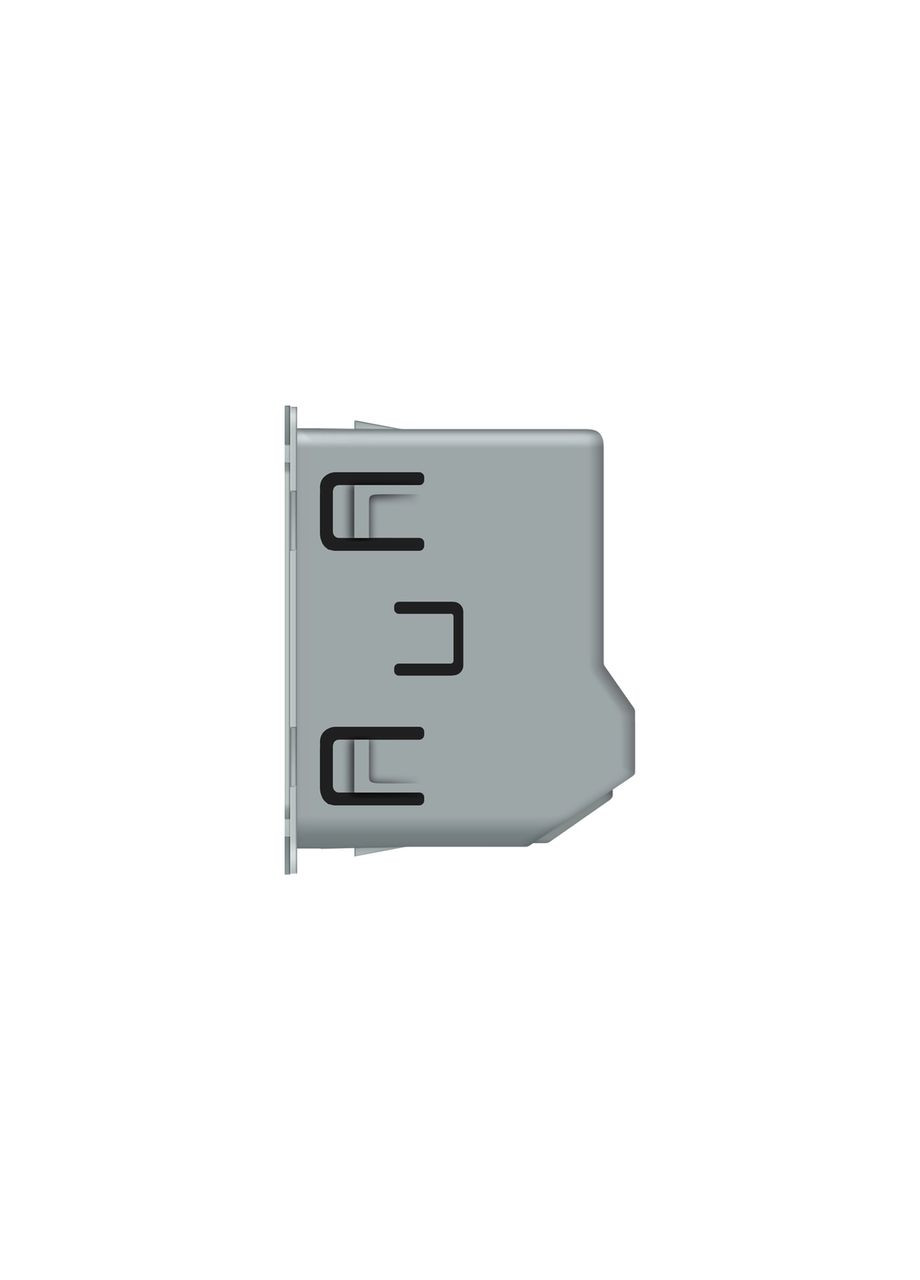 Сенсорний вимикач, 2-сенсорний, прохідний / перехресний, 5А 230В, без нейтралі (VL-FC2S-2G) Livolo (370970986)