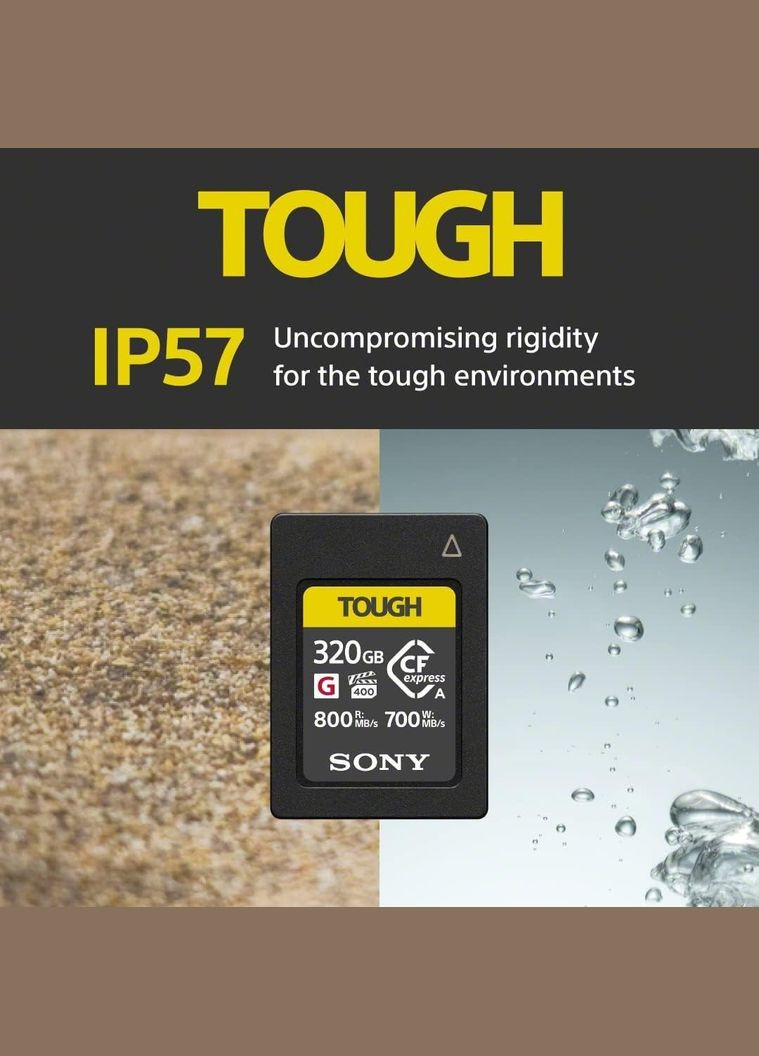 Карта памяти CFexpress Type A 320GB R800/W700 Tough Sony (314834704)