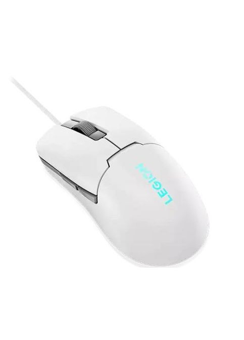 Миша Legion M300s, White, USB, оптична, до 8000 dpi, RGB підсвічування, 8 програмованіих кнопок, 1.8 м (GY51H47351) Lenovo (360401159)