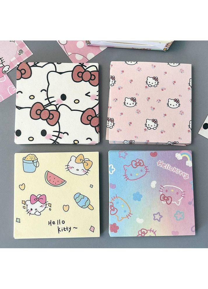 Стікери Hello Kitty Хеллоу Кітті 200 шт No Brand (366890429)