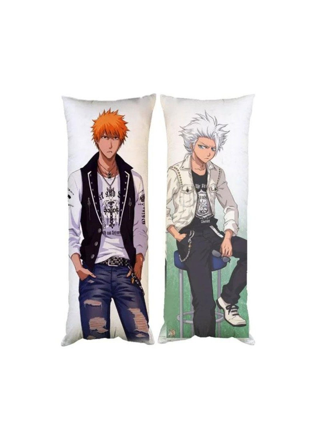 Подушка дакимакура Ичиго Тоширо Блич декоративная ростовая подушка для обнимания двусторонняя No Brand (328314790)