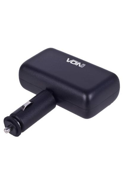 Автомобильный разветвитель прикуривателя 3 в 1 USB 12/24 V Type C Yantu (359464689)