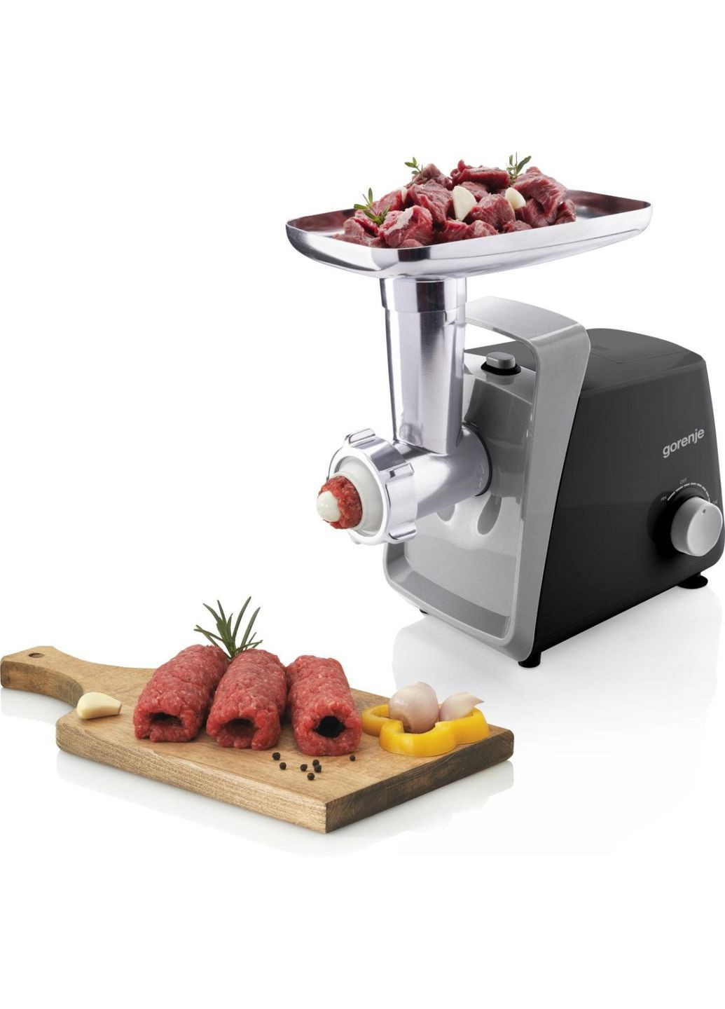 М'ясорубка, 1600Вт, 2,2кг/хв, 2 решітки, пластик+метал, Gorenje (344558172)