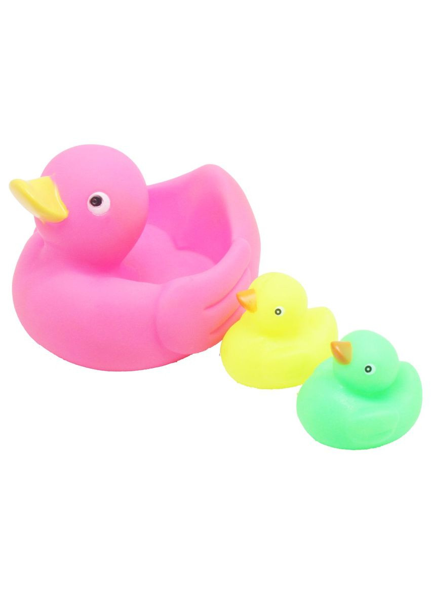 Іграшка для ванни "Качечка з каченятами", рожева MIC (290109632)