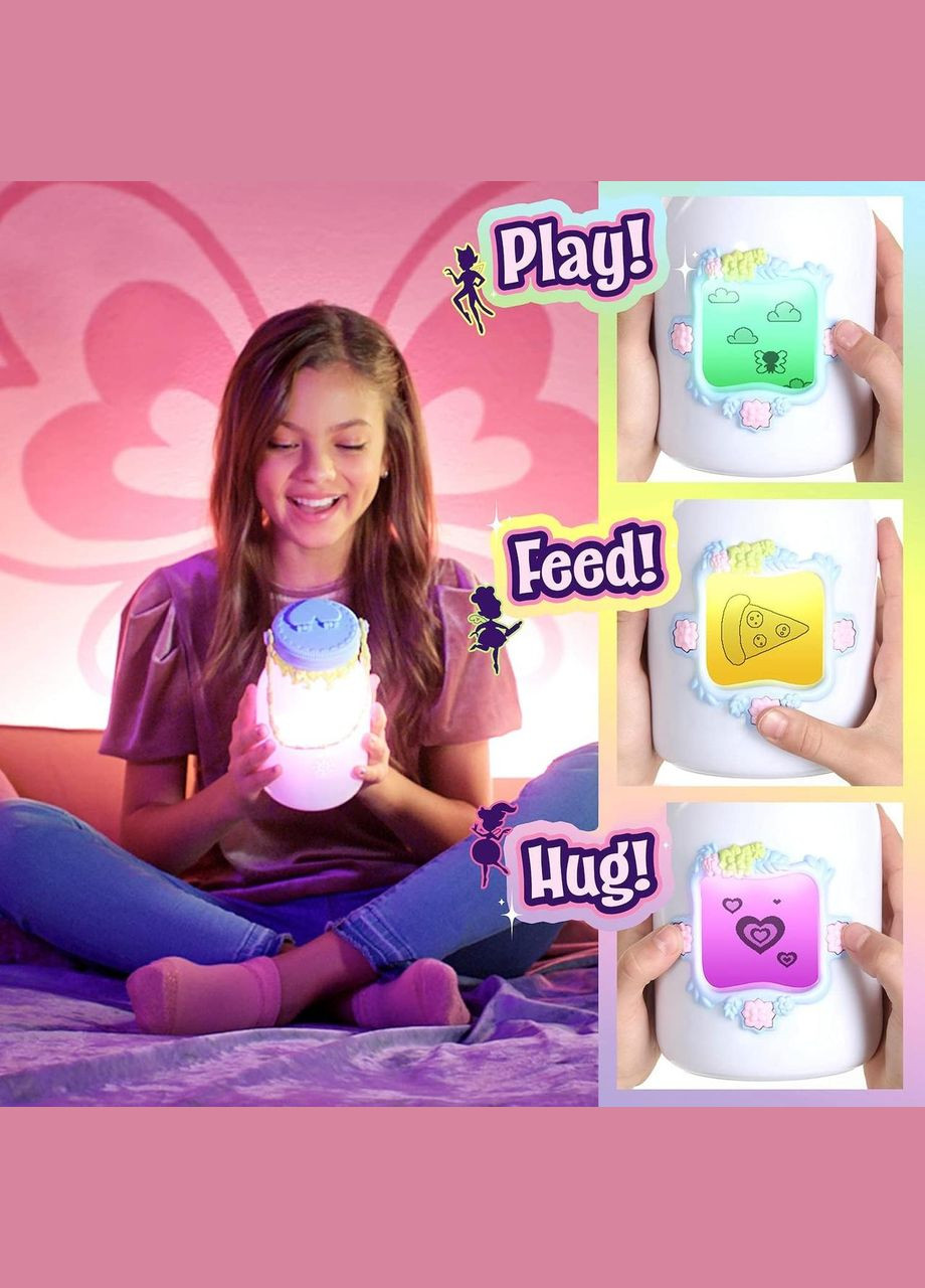 Интерактивная банка тамагочи Got2Glow Fairy Finder Blue Jar охота на фей голубая Spin Master (302785446)