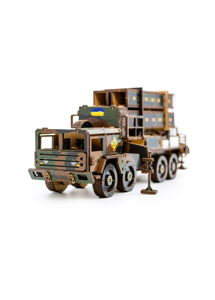 Деревянный 3D конструктор "ОКР Патриот" цвет разноцветный CB-00229741 PuzzleOK (314890534)