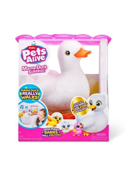 Інтерактивний ігровий набір Pets Alive – Мама качечка з сюрпризом Pets & Robo Alive (372820672)
