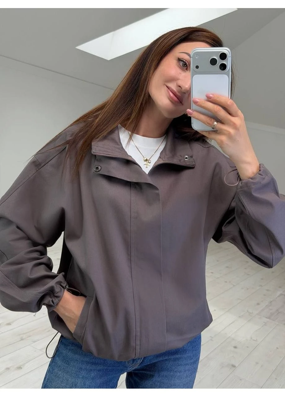 Женское куртка оверсайз из котон джинс (403247843)
