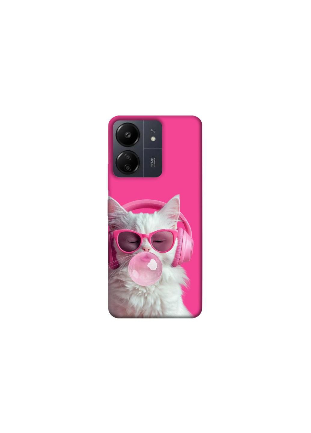 Чехол на Xiaomi Redmi 13C Pink kitty Frontalka (352210352)