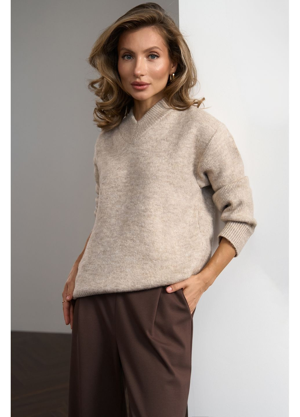 Джемпер з преміальної вовняної пряжі 2839 Triko Bakh (368830053)