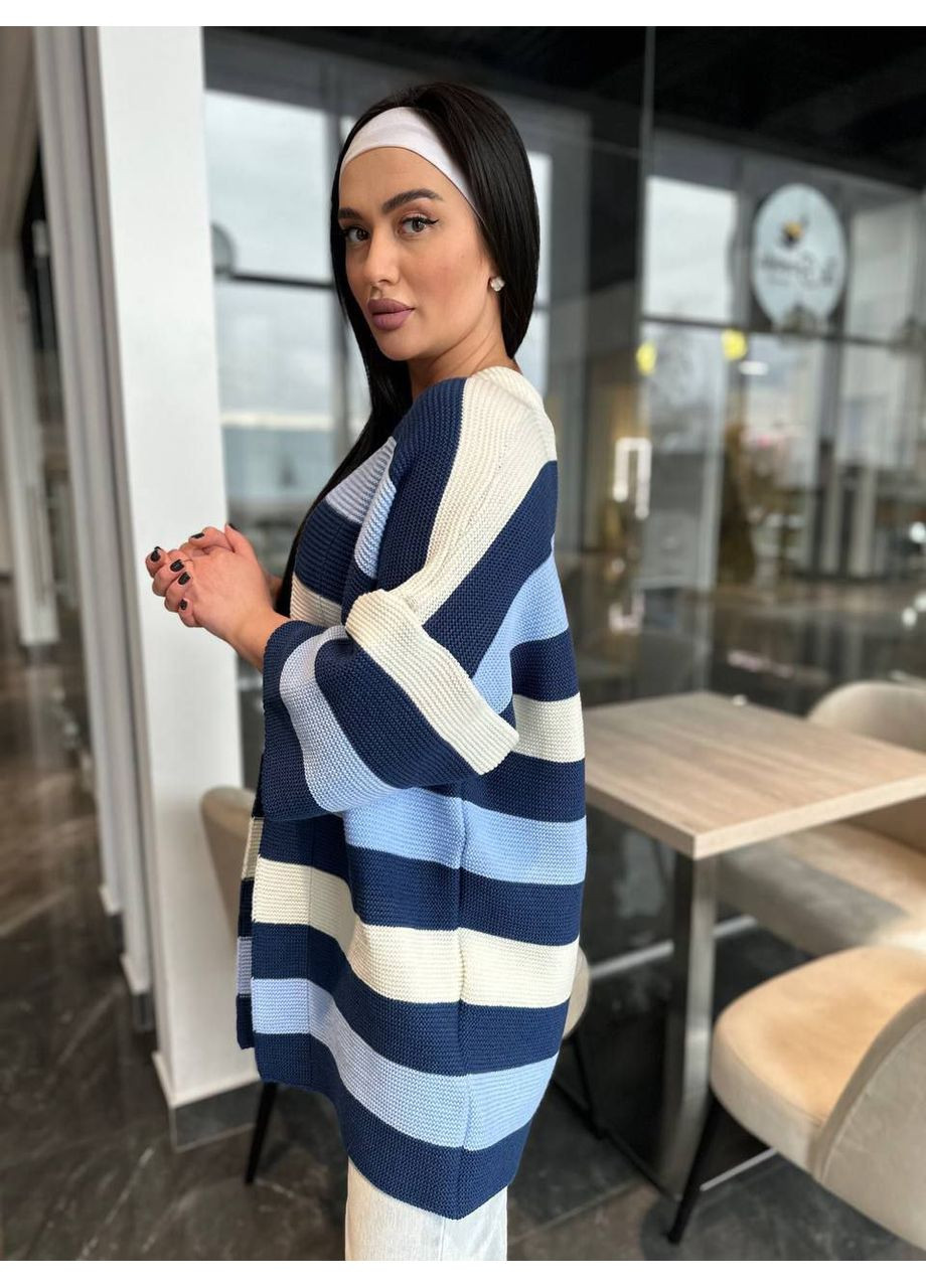 Синий демисезонный кардиган LeVi