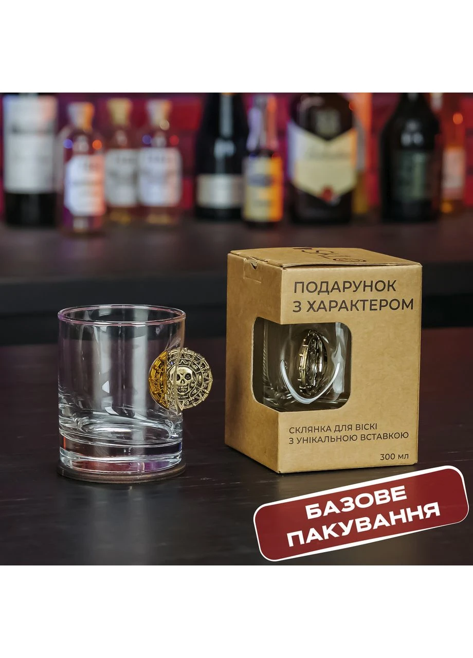 Стакан для виски (с монетой) VSKLO (397055123)