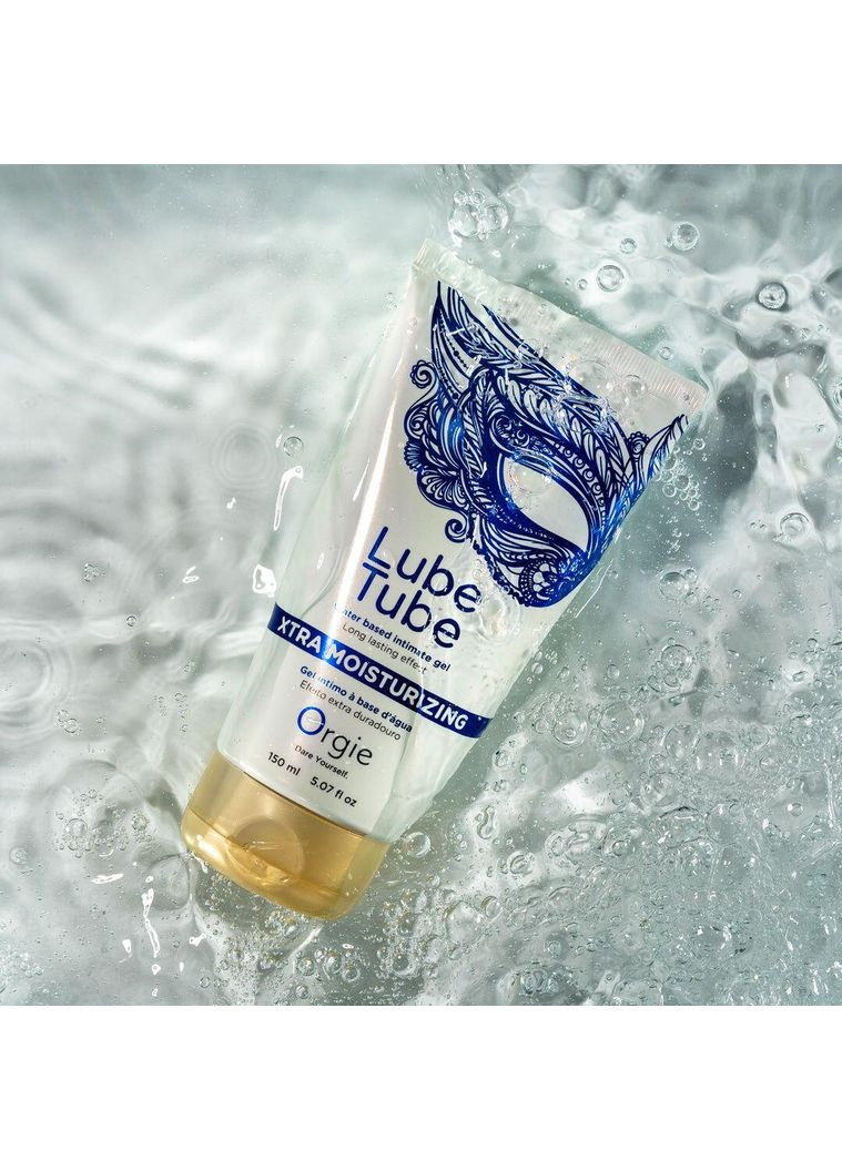 Зволожувальний гель-змазка на водній основі Lube Tube Xtra Moisturizing (150 мл) Orgie (318093626)