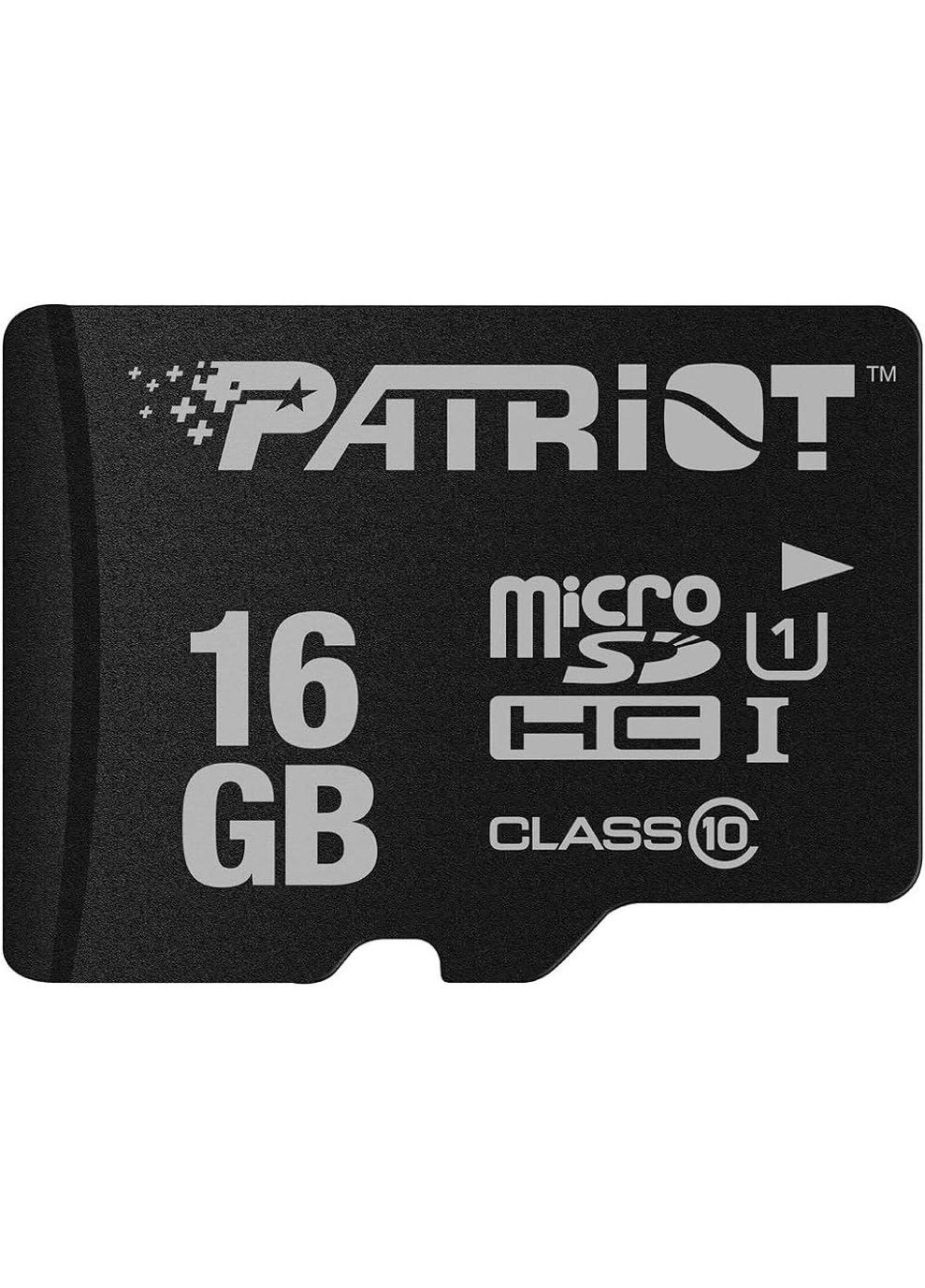 Картка пам'яті microSDHC LX Series 16 GB Class 10 з адаптером СД Patriot (282001356)