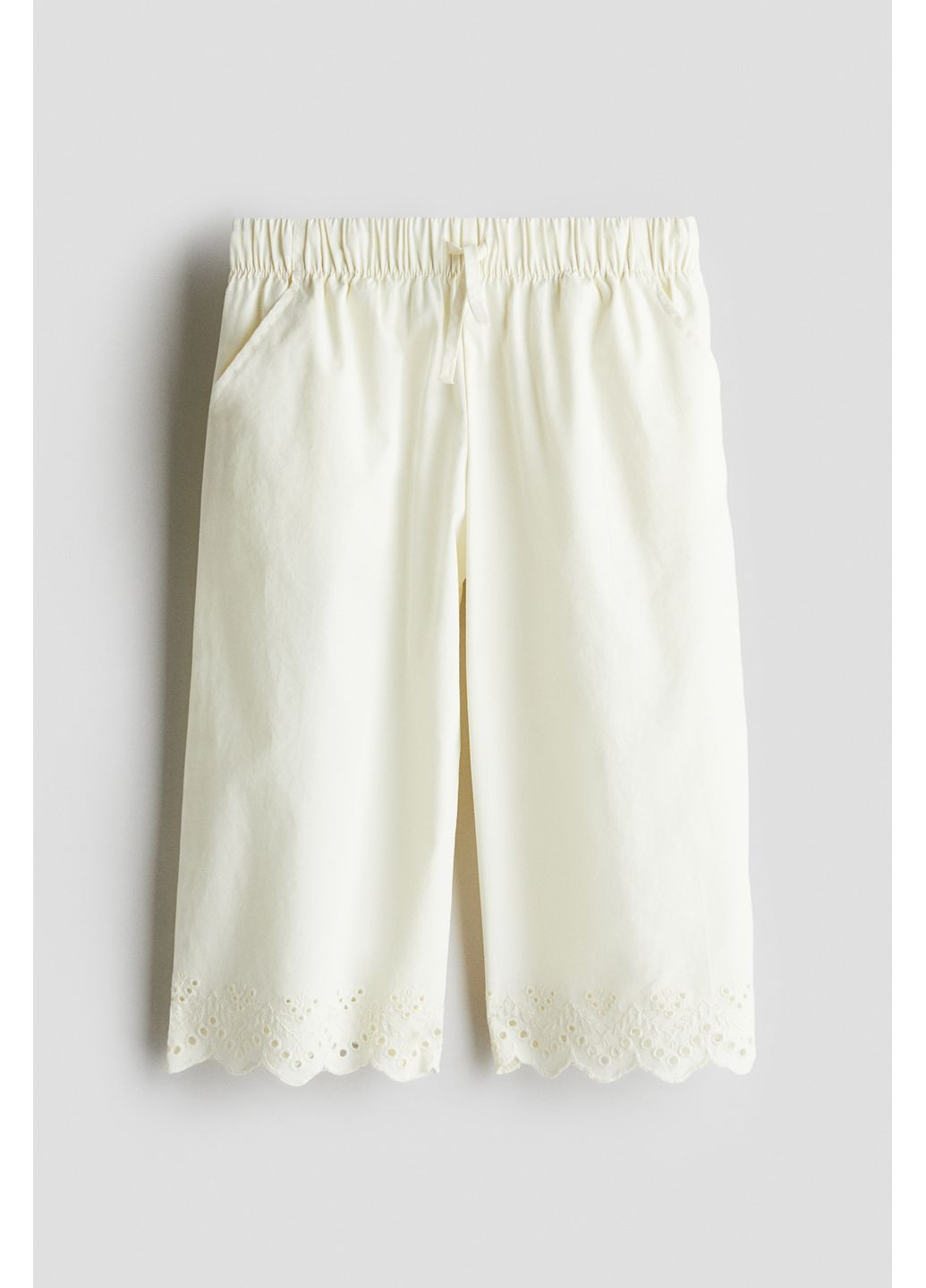 Молочные брюки H&M