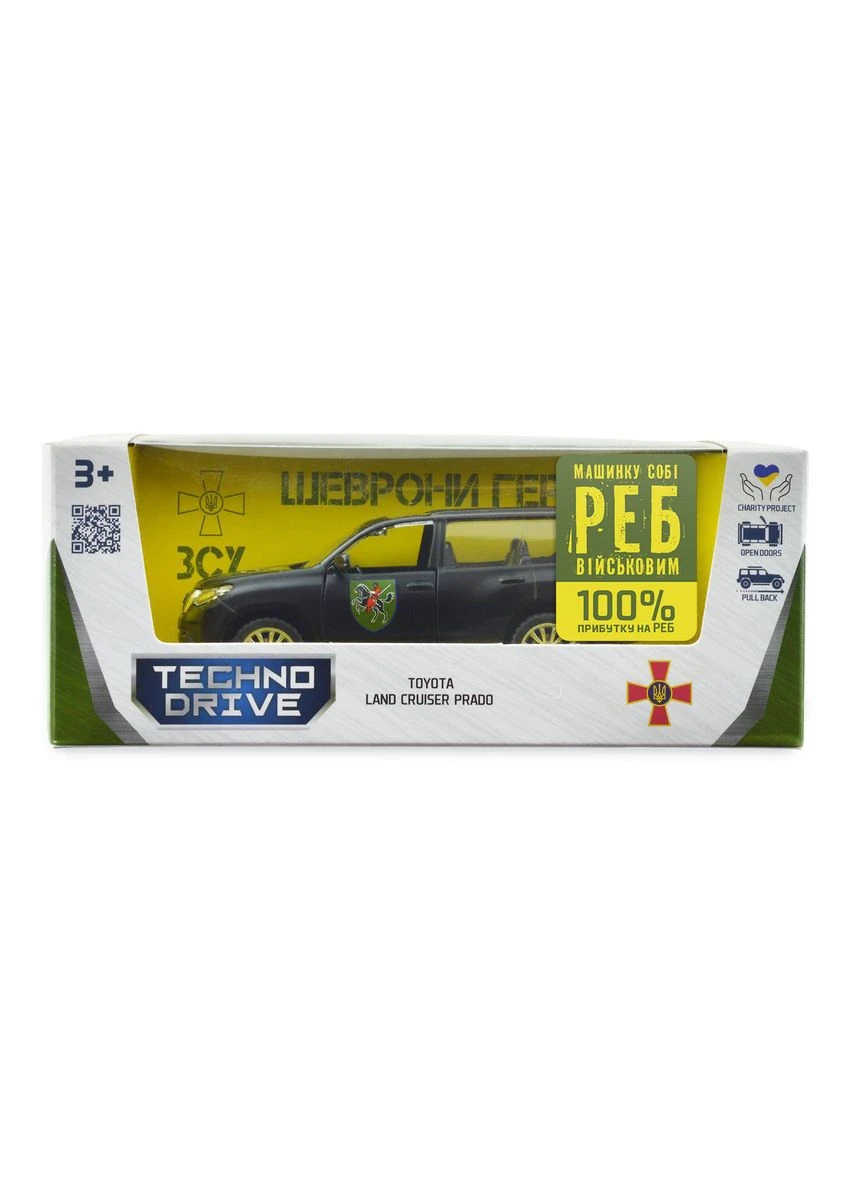 Автомодель Toyota Land Cruiser Prado 110 ОМБр серії Шеврони Героїв 1:42 TechnoDrive (398289220)