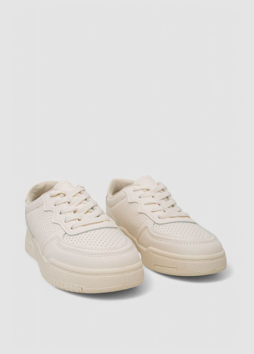 Бежевые кеды женские с перфорацией,, 248rad60 Stilli