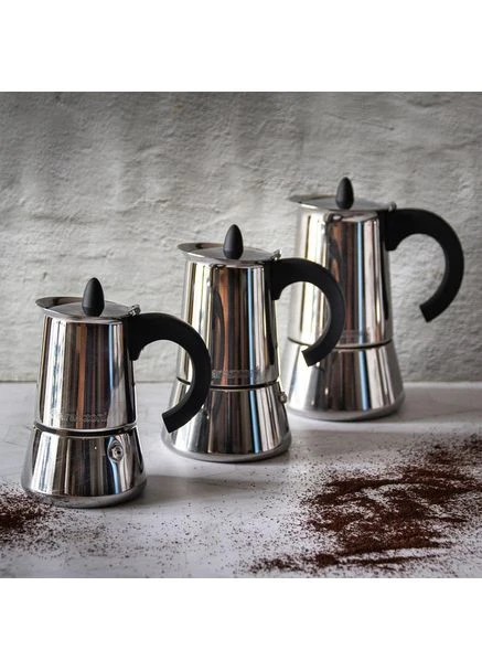 Гейзерна кавоварка La Caffettiera 830008006 300 мл срібляста Barazzoni (361399001)